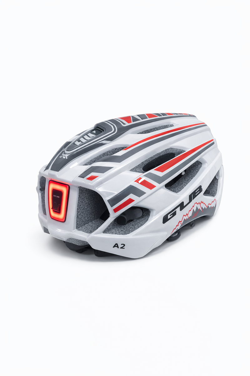 Load image into Gallery viewer, GUB HELMET ADULT A2 WITH REAR LED LIGHT
