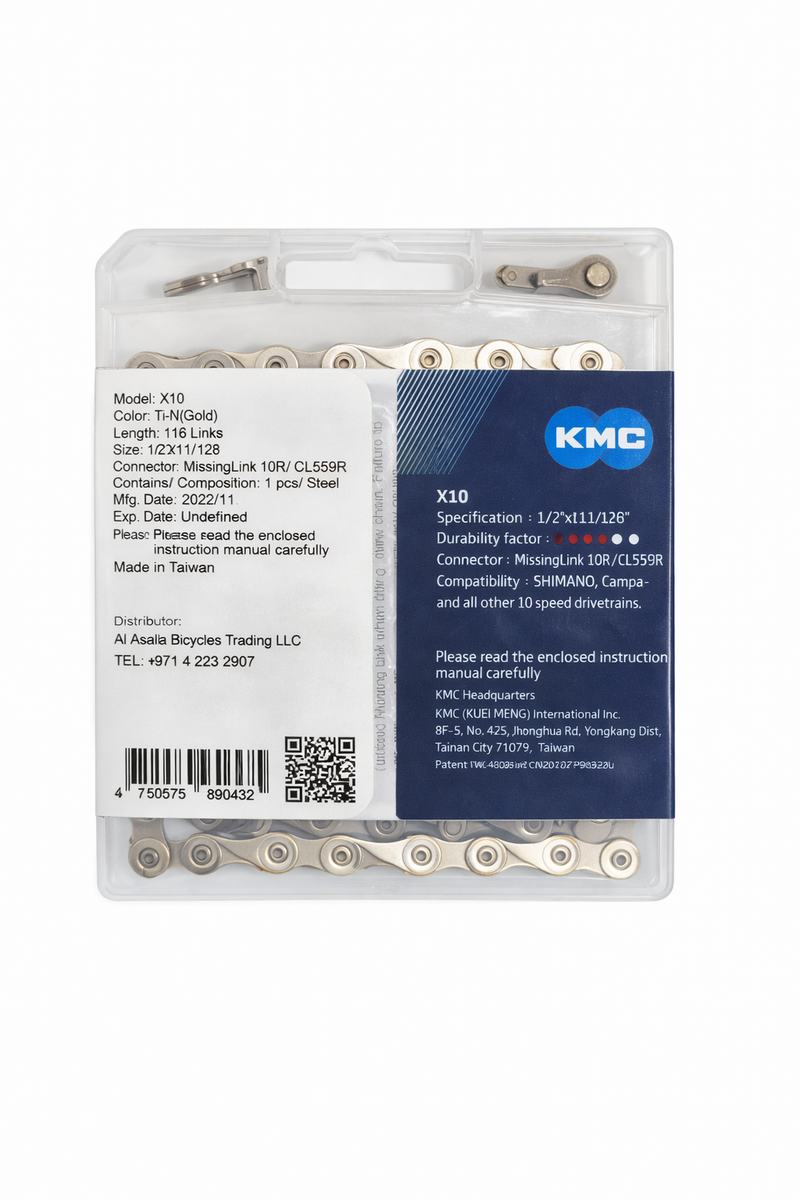 Load image into Gallery viewer, KMC CHAIN X10 GOLD
