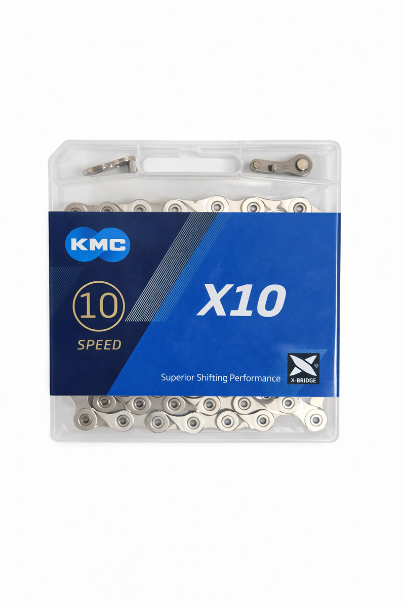 Load image into Gallery viewer, KMC CHAIN X10 SILVER-BLACK
