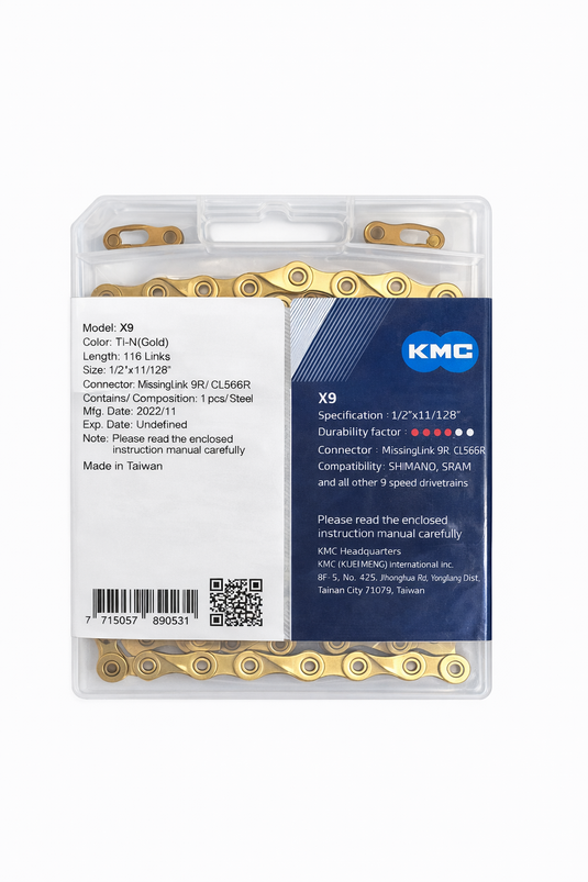 KMC CHAIN X9 GOLD