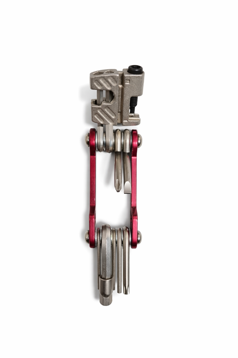 Load image into Gallery viewer, MULTI USE FOLDING TOOL RED SCT-49 TAIWAN
