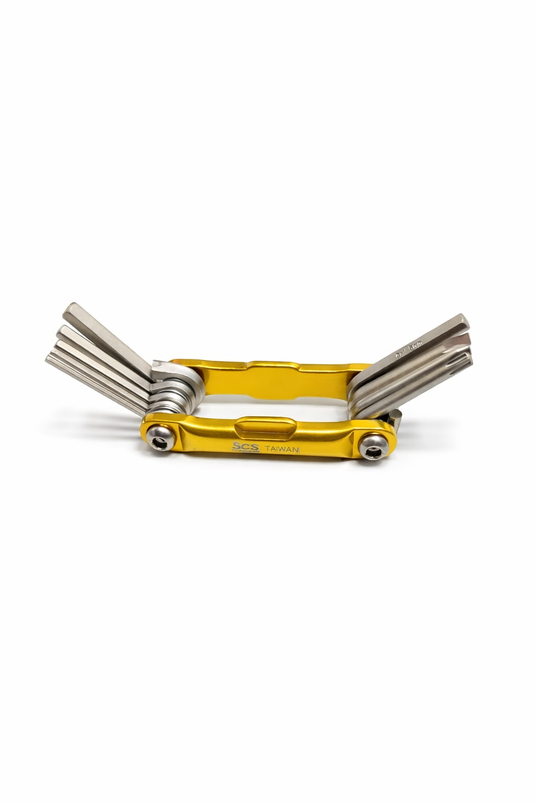 MULTI USE TOOLS FOLDING YELLOW SCT-11 TAIWAN