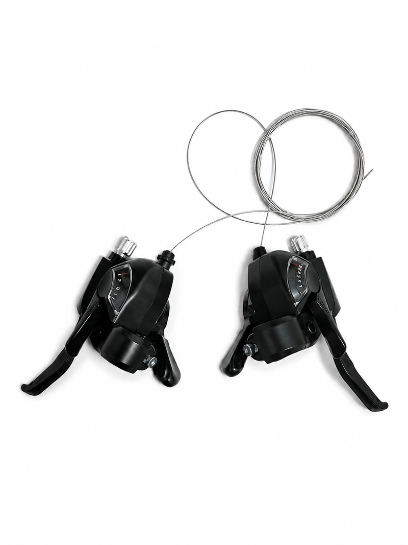 Load image into Gallery viewer, SHIFTER SHIMANO TOURNEY 3x7 SPEED ST-EF41 COMPLETE SET
